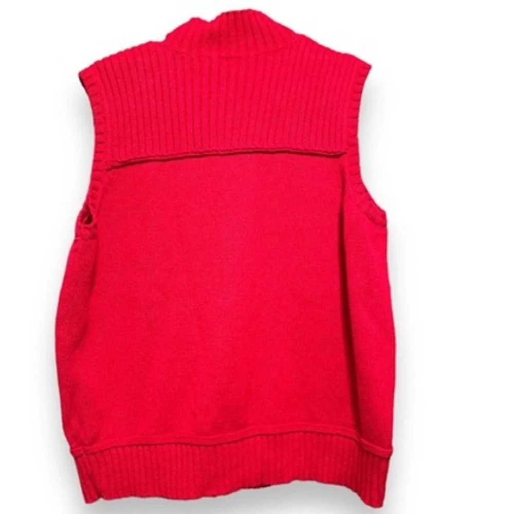 Vintage Chris Banks Womens Ramie Cotton Full Zip Knit Vest sz XL‎ Breathable
